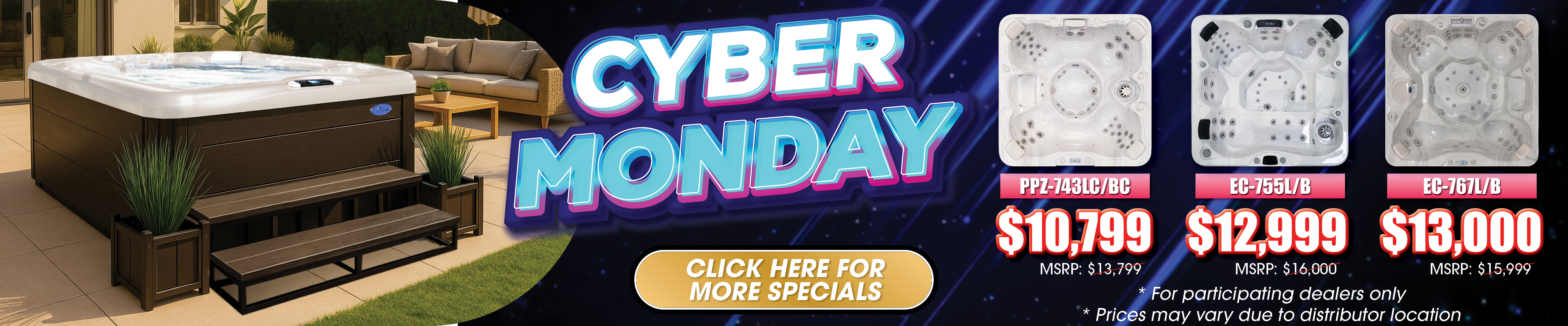 Calspas hot tub being used in a family setting - Tempe